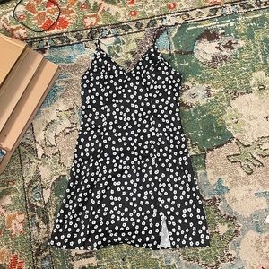 Flower black dress